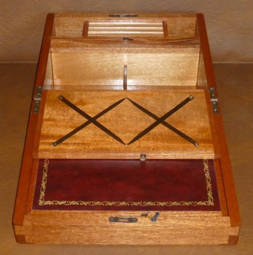 Mahogany Writing Slope 4